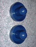 2 Blue Air Table Hockey Goalies