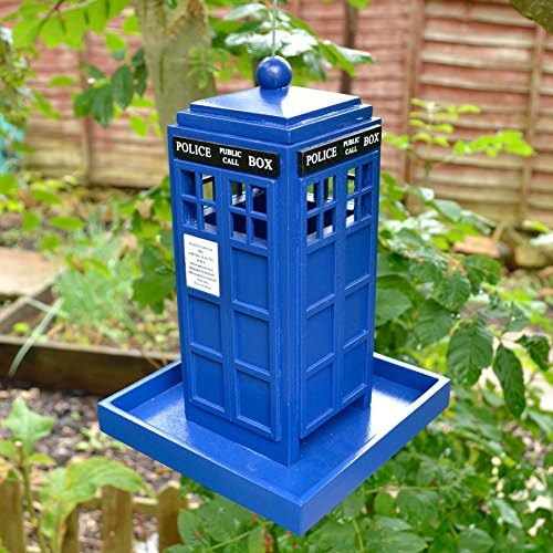 Police Box Bird Feeder Fathers Day Dad Man Father Present