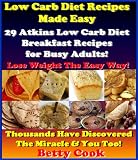 61BEEV%2B4QkL. SL160  Low Carb Diet Recipes Made Easy: 29 Atkins Low Carb Diet Breakfast Recipes for Busy Adults! (Best Seller Atkins Low Carb Diet Recipes)