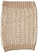 Calvin Klein Women's Metallic Cable-Knit Infinity Scarf