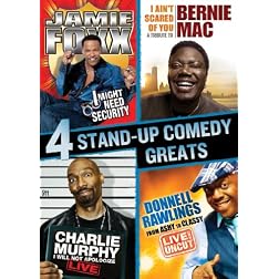 Stand Up Comedy Greats Collection (Bernie Mac / Charlie Murphy / Jamie Foxx / Donnell Rawlings)