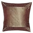 ShalinCraft Pillow Cases Interior Decor India Mothers Day Gifts Silk Fabric 16x16 inches (bcbr296)