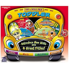 Fun & Skills Pack Toddler (Crayola Colouring Amazing Animals, Just Grandma & Me, Fisher Price Toddler, Muppets)