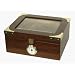 The Elegant 25-50 Cigar Glass Top Humidor