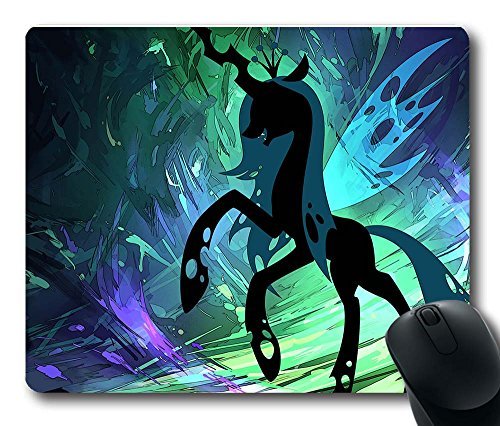Gaming Mouse Pad, Customized MousePads My Little Pony Queen Chrysalis Natural Non-Slip Eco Rubber Durable Design Computer Desk Stationery Accessories Gifts For Mouse Pads