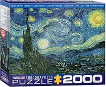 EuroGraphics Starry Night by Vincent Van Gogh Puzzle (2000-Piece)
