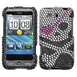 Skull Diamante Crystal Bling Protector Case for HTC Freestyle AT&T
