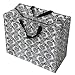 Jumbo Reusable Shopping/Laundry Bag in Baroque Flock Design