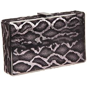 big black clutch purse Bcbg Womens Metallic ESK230ES Clutch