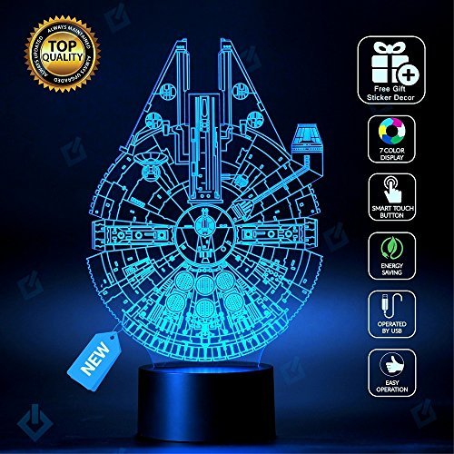 Star Wars Millennium Falcon Lighting Decor toys Lamp Version 2016