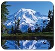 HandStands Mountain Reflection Deluxe Mouse Mat