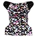 Charcoal Bamboo AIO All In One Cloth Diaper with Pocket (Unicorn)