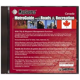 Garmin MetroGuide with Roads and Recreation (Canada)