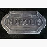 Classic Morgue Entrance Sign Halloween Prop (B492)