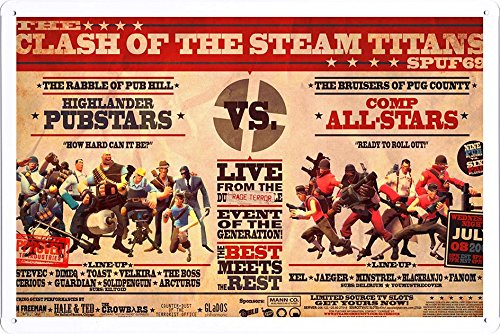 Wall Art Printing on Metal Tin (MHE1554) Decoration Poster Sign 8"x12" Inches by Miller Home