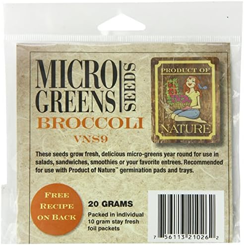 Product of Nature Micro Greens Broccoli Seeds, .83 Ounce