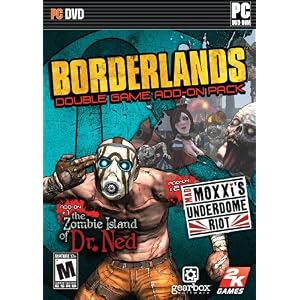 Borderlands Game Add-On Pack The Zombie Island of Dr. Nex and mad Moxxi's Underdome Riot