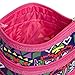 Womens Aztec Crossbody Swingpack Bag w/ Pink Trim (Blue)