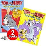 Tom and Jerry Coloring and Activity Book Set (2 Books ~ 96 Pages)