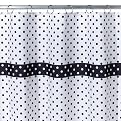 Dots Shower Curtain - Black