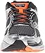 Saucony Men's Stabil CS3 Running Shoe,Black/Silver/Vizi Orange,12.5 M US