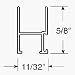 PL14191 - 11/32X5/8 T&S TT W FRAME