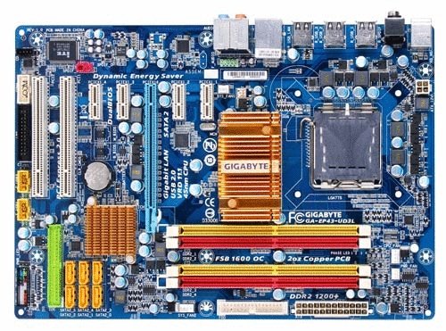 Gigabyte Core 2 Quad/Intel P43/DDR2/A&GbE/ATX Motherboard GA-EP43-UD3L