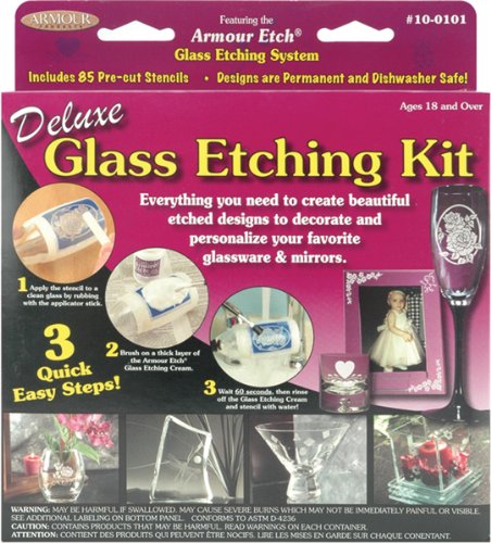 Armour Deluxe Glass Etching Kit Armour Deluxe Glass Etching Kit