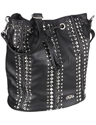 Buffalo BAG 210-AB0216-1 SYN LEATHER GREY 01 114253 Damen Schultertaschen