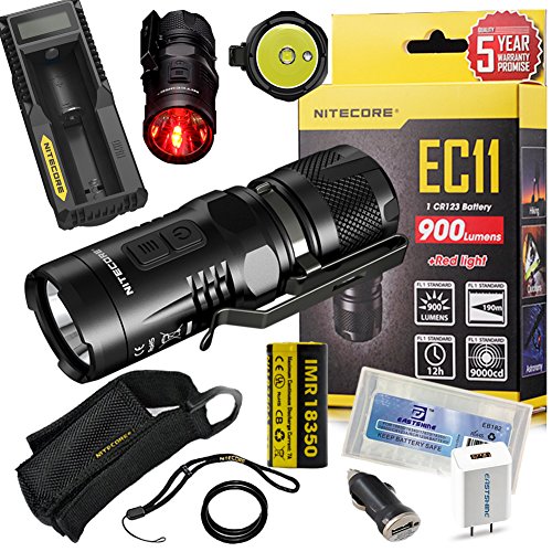 Bundle:nitecore ec11 led flashlight cree xm-l2 u2 900 l…