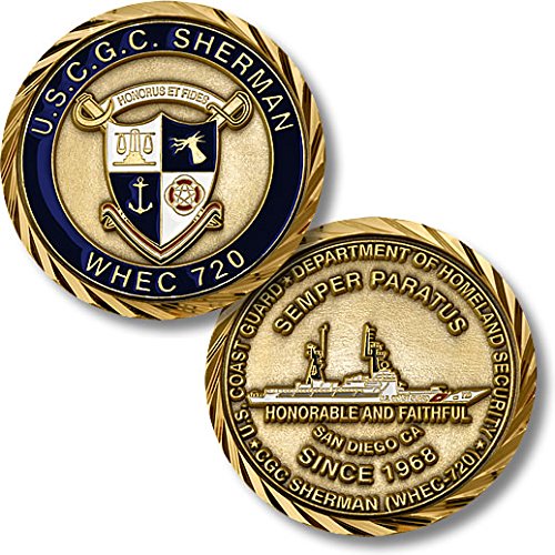 USCGC Sherman (WHEC-720) Challenge Coin