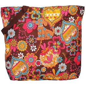 Rainbow Splash Large Handbag Tote Bag Purse Handbag
