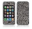 Grey Leopard Decorative Skin Cover Decal Sticker for Apple 3G iPhone / iPhone 3GS 3G S