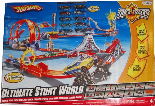 Plasma TV Low Price :Hot Wheels Trick Tracks Ultimate Stunt World Play Track Set