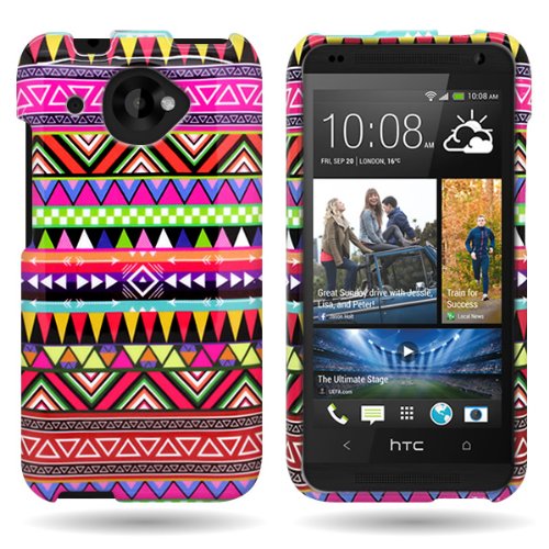 CoverON® Slim Hard Case for HTC Desire 601 with Cover Removal Tool - (Tribal)