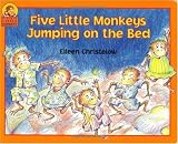 Five Little Monkeys Jumping on the Bed (Board Book)