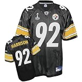 James Harrison Pittsburgh Steelers Super Bowl XLV Reebok Replica Jersey