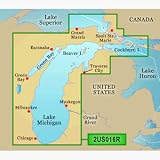 Garmin Bluechart G2 2Us016R Lake Michigan - Cartography - Mfr Part #010-C0233-00