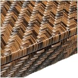 Strathwood Lanai Dining All-Weather Rectangular Wicker Table