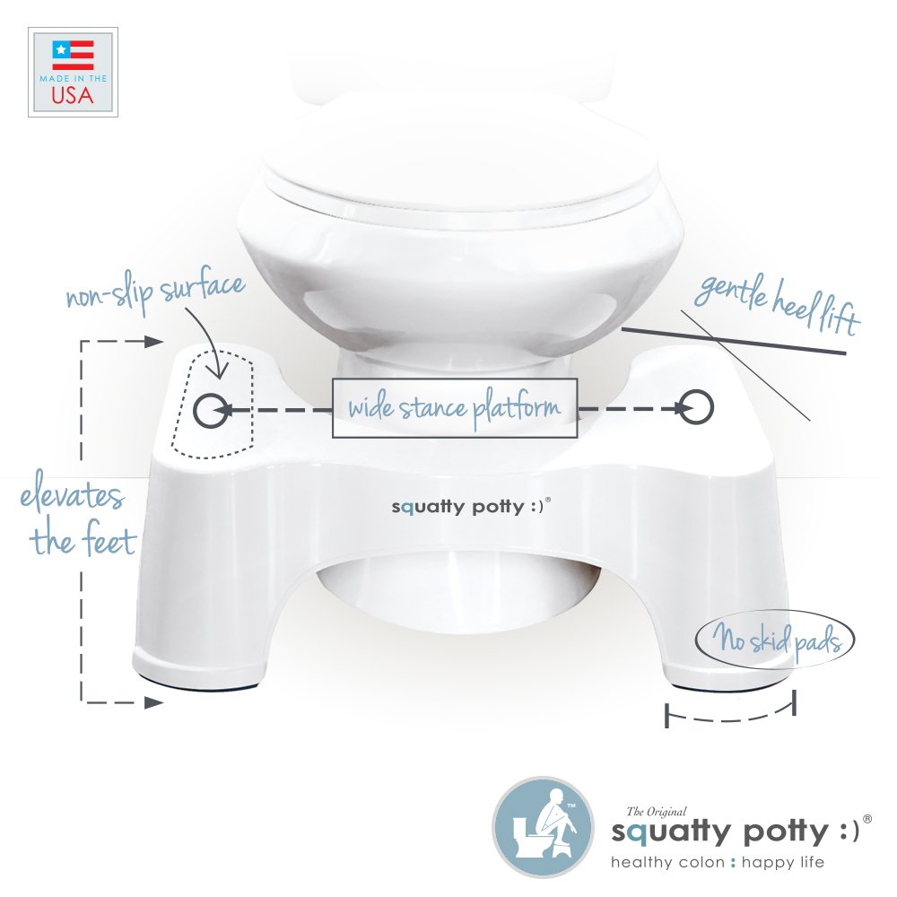 Купить Squatty Potty Ecco 7" & 9" 2 Pack Natural Aid For Constipation
