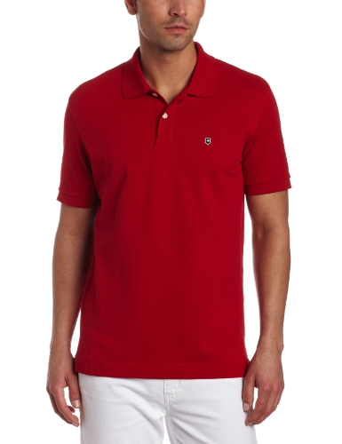 Victorinox Men's Short Sleeve Stretch Pique Tailored Fit Polo