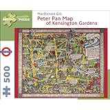 Peter Pan Map of Kensington Gardens 500-Piece Jigsaw Puzzle (Pomegranate Artpiece Puzzle)