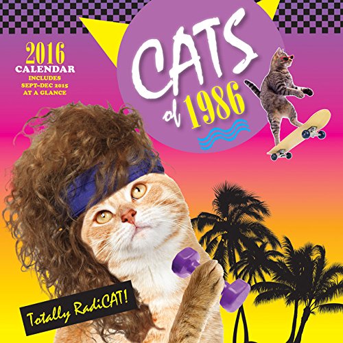 Cats of 1986 2016 Wall Calendar