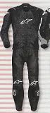 ALPINESTARS RC-1 2PC LEATHER SUIT BLACK 60 3165071060