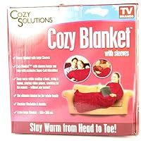 Cozy Blanket with Sleeves (Approx. 59 W x 110 L)