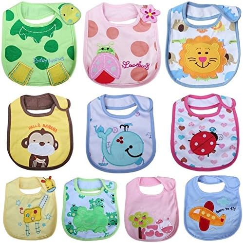 ouyang Cartoon Baby Bandana Bibs Waterproof Cotton Babador Carters Kids Dinning Bib Bandana Bibs Baberos Infant Burp Cloths 10