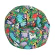 Jungle Jr. Child Juvenile Print Beanbag By Elite Furniture