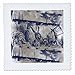 3dRose qs_110203_1 Alice in Wonderland Tea Party with Mad Hatter-Quilt Square, 10 by 10-Inch