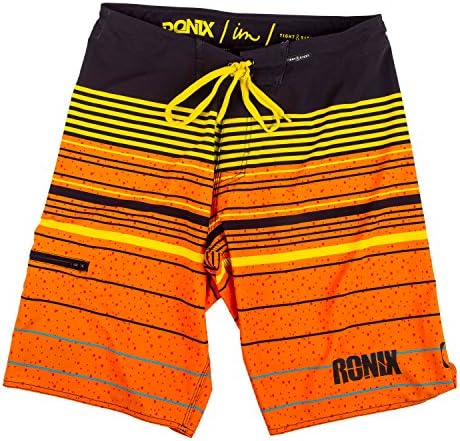 Ronix Mariano's Stripes Tight & Right (Black/Orange/Yellow) Boardshort