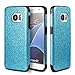 MEKO Galaxy S7 Case,Shiny Sparkle Glitter Bling Case -Built-in Glitter Soft Gel Flexible Firm Rubber Case for Samsung Galaxy S7- (Blue)